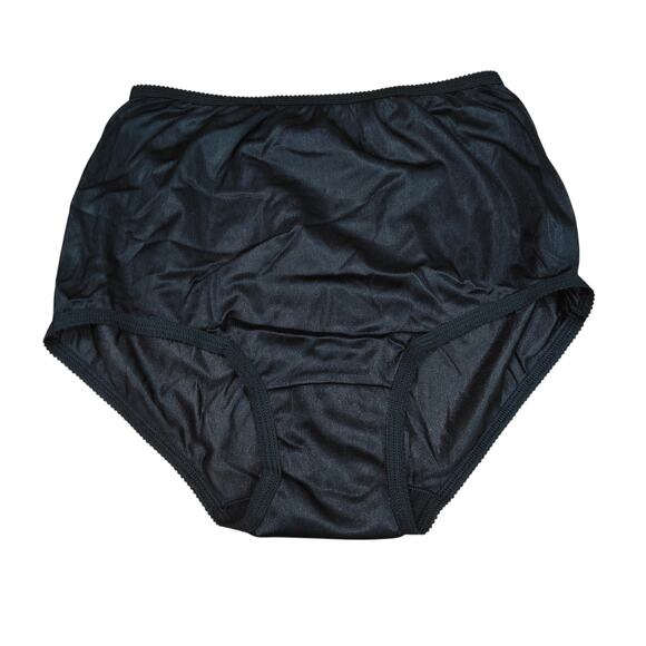 Carole Black Semi Sheer Nylon Semi Sheer Panty Womens Size 7 - Picture 1 of 5